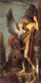 Oedipus and the Sphinx Symbolism biblical mythological Gustave Moreau